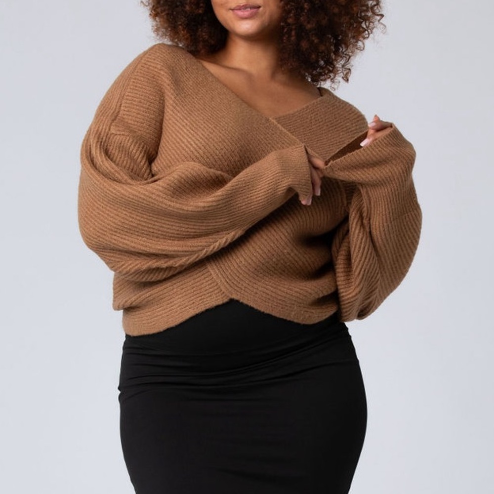 Savvi Autumn Sweater Whole Grain | Medium | BNWT